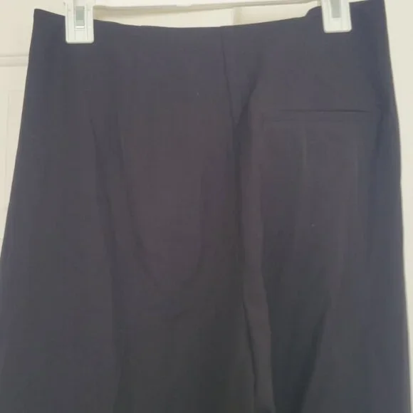 NWT Abercrombie & Fitch Black Pleated Trouser Pants Women's - Picture 7 of 8